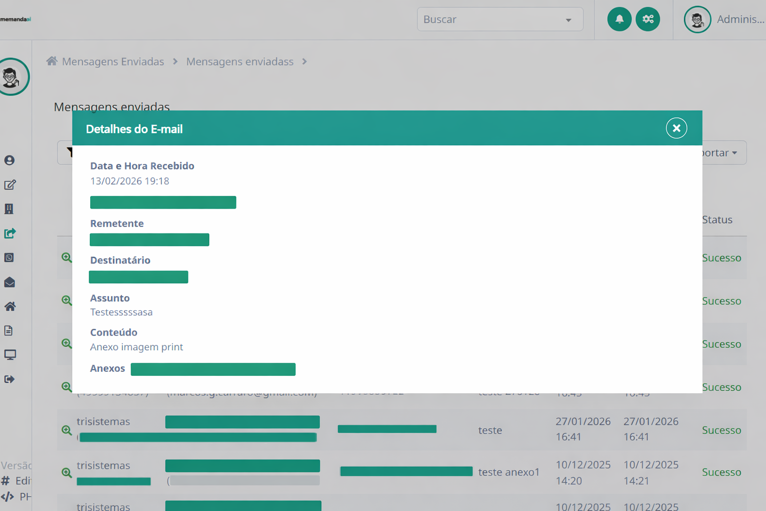 Notificação WhatsApp